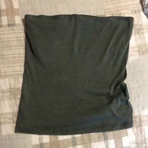 Aerie strapless green tube top